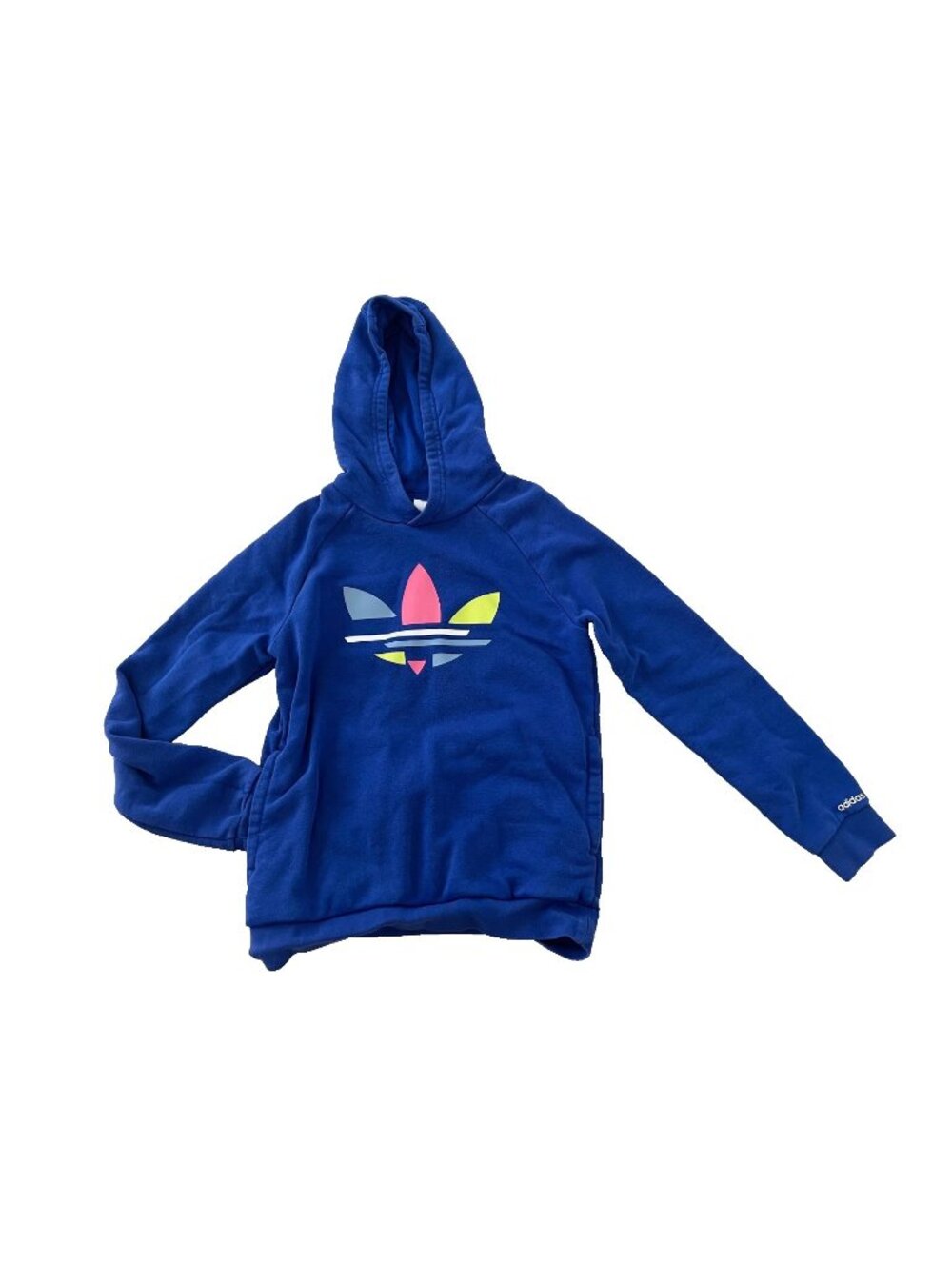 Adidas Boys Kids Hoodie H14514 Blue ( 11-12 yrs )